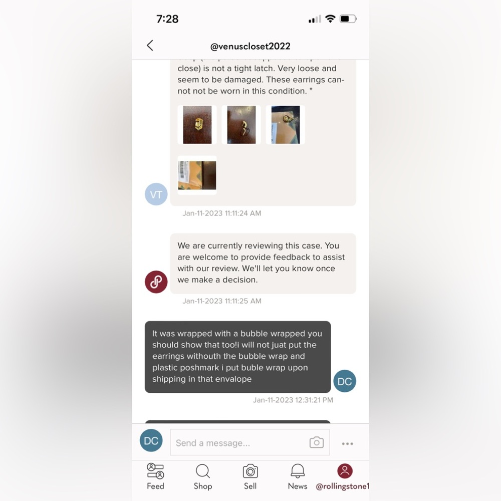 SCAM ALERT!!!!' Watch out for this buyer!!!!venuscloset2022 is a thief!